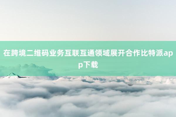 在跨境二维码业务互联互通领域展开合作比特派app下载