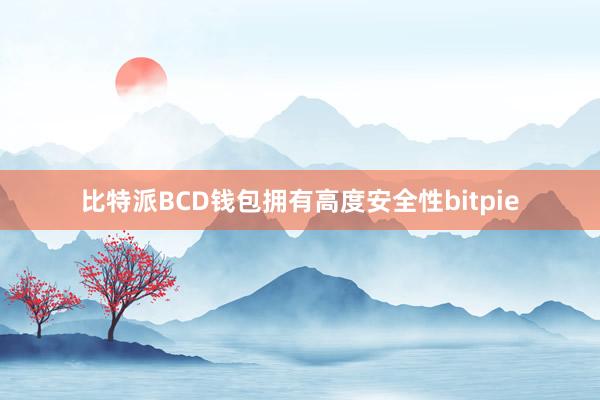 比特派BCD钱包拥有高度安全性bitpie