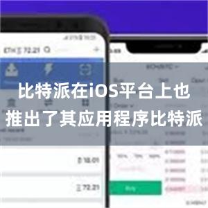 比特派在iOS平台上也推出了其应用程序比特派