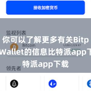 你可以了解更多有关Bitpie Wallet的信息比特派app下载