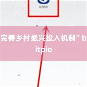 完善乡村振兴投入机制”bitpie