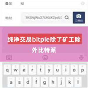 纯净交易bitpie除了矿工除外比特派